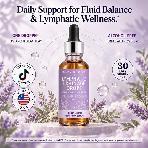 Herbal Drainant Lymphatique Drops for Adults – Lymphatic Support & Fluid Balance for Everyday Wellness
